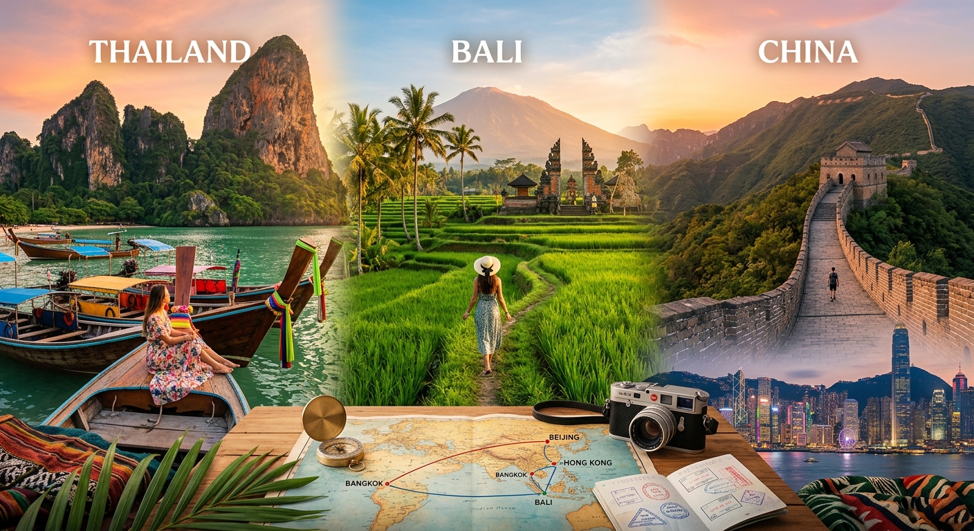 When to Visit Thailand, Bali, and China on an Extended Asia Itinerary