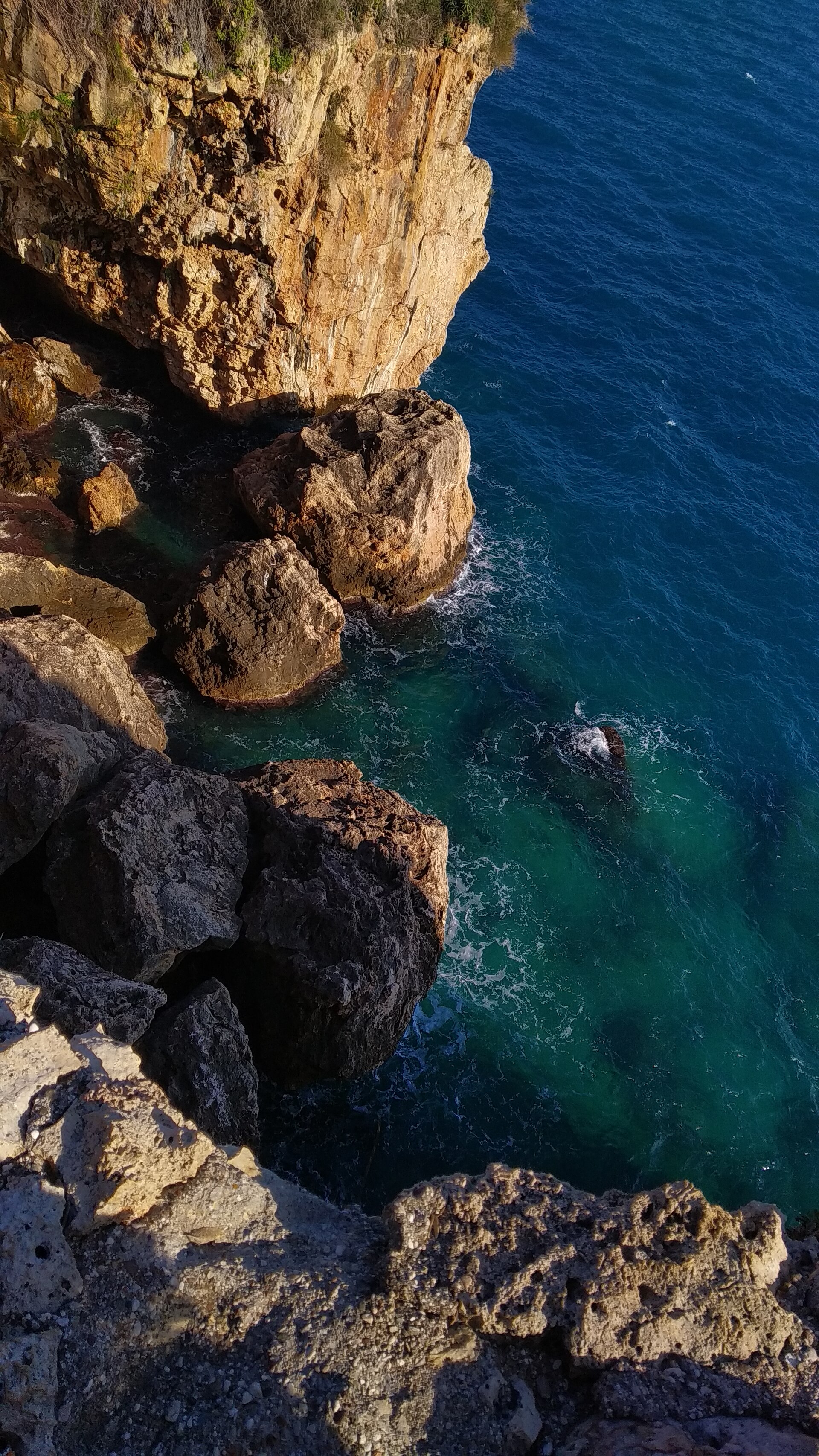 Antalya coast cliffs Mediterranean