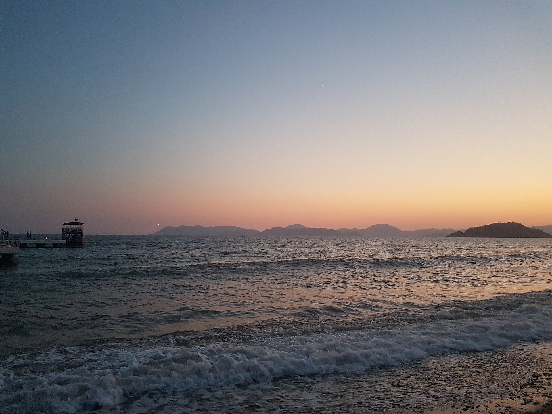 Turkish Mediterranean coast summer