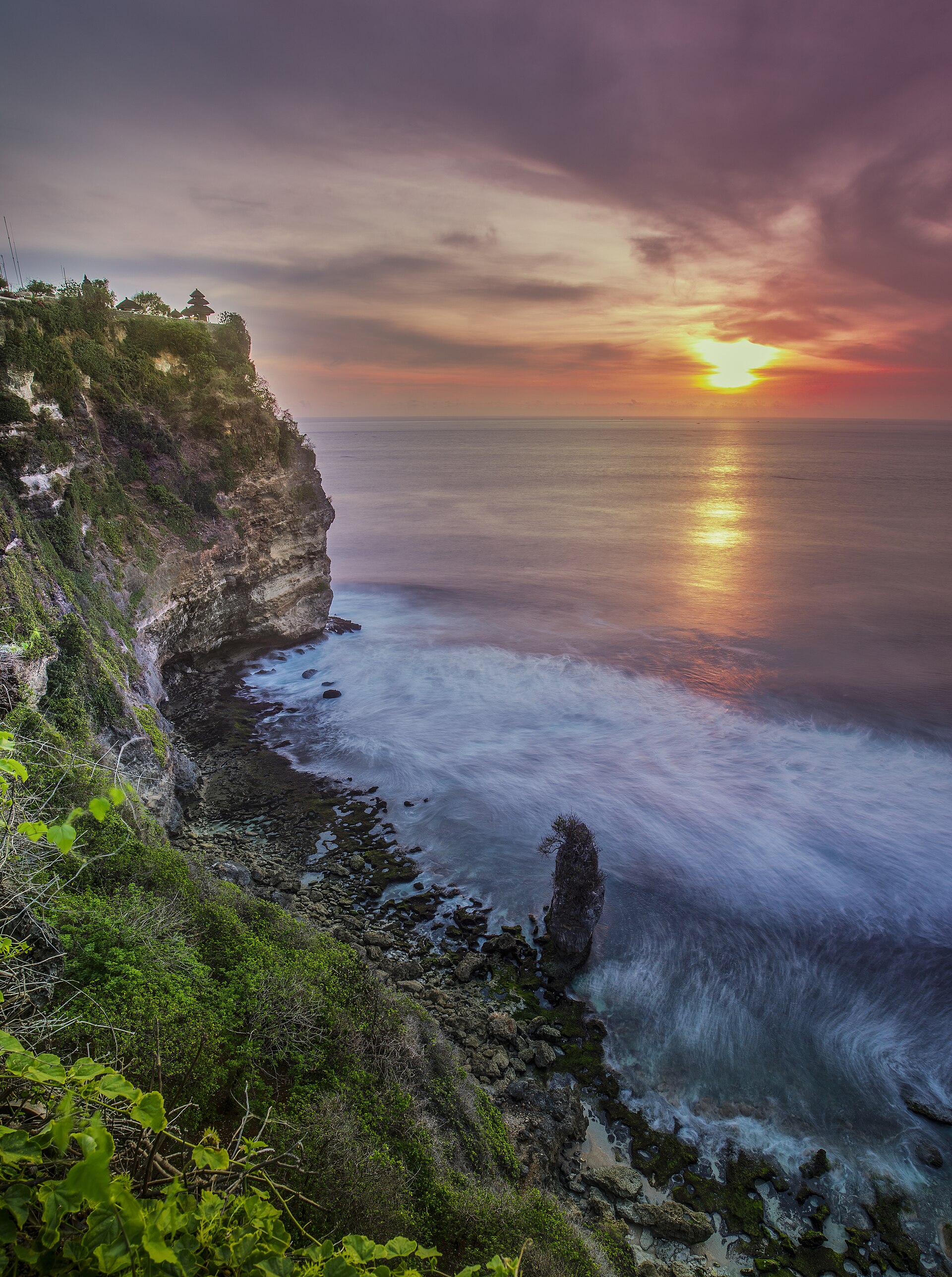 Indonesian temple coast
