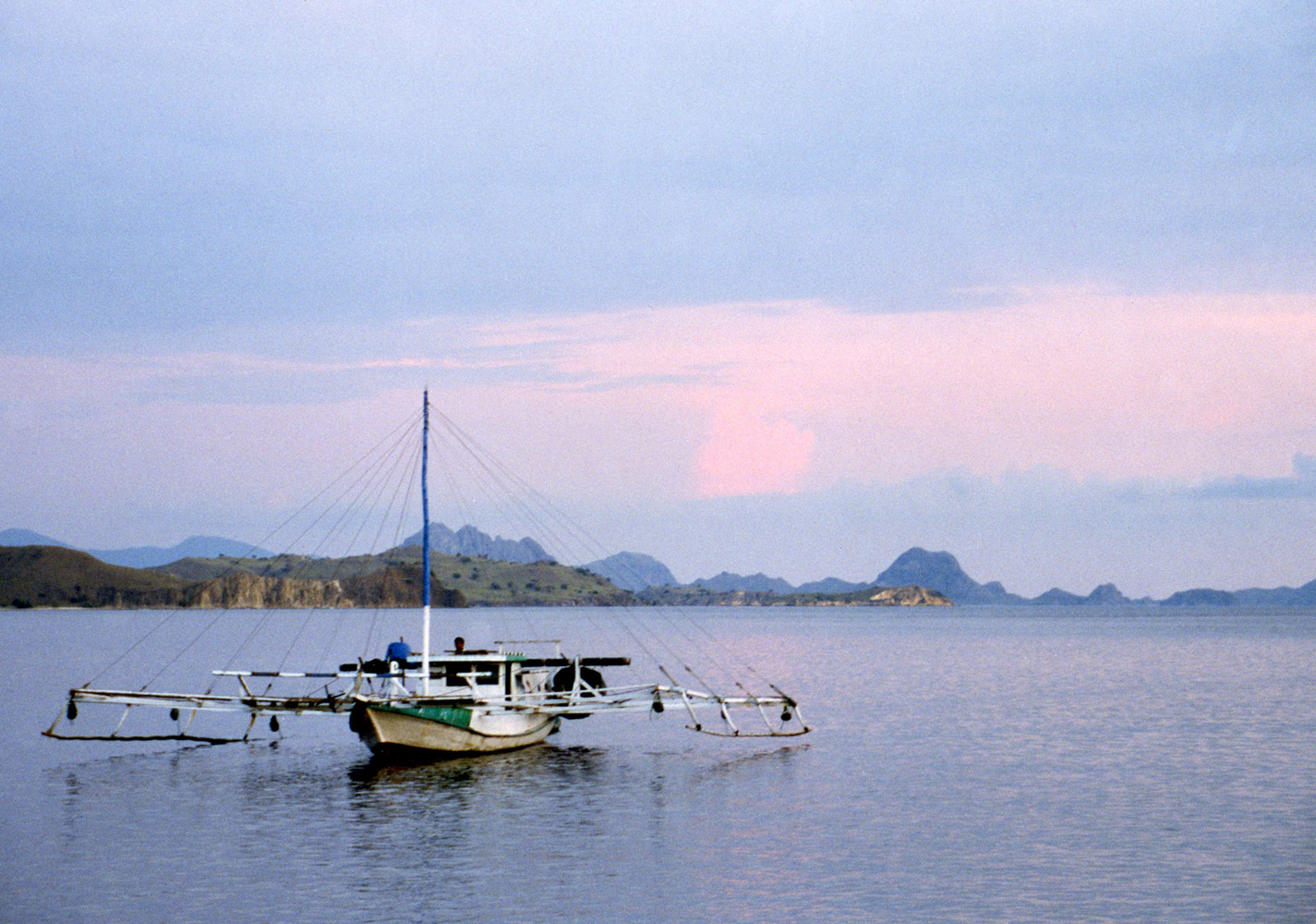 Bali outrigger boat