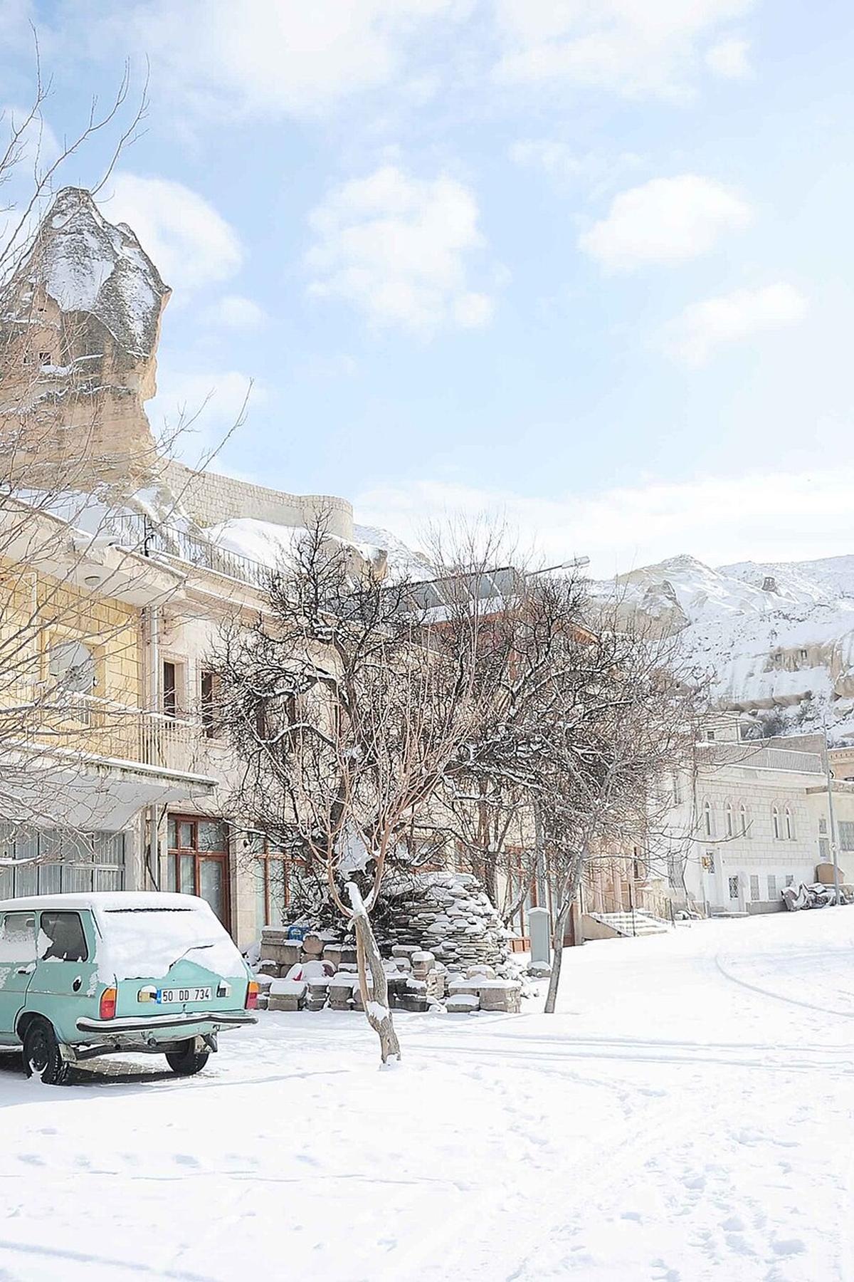 Cappadocia snow winter Turkey