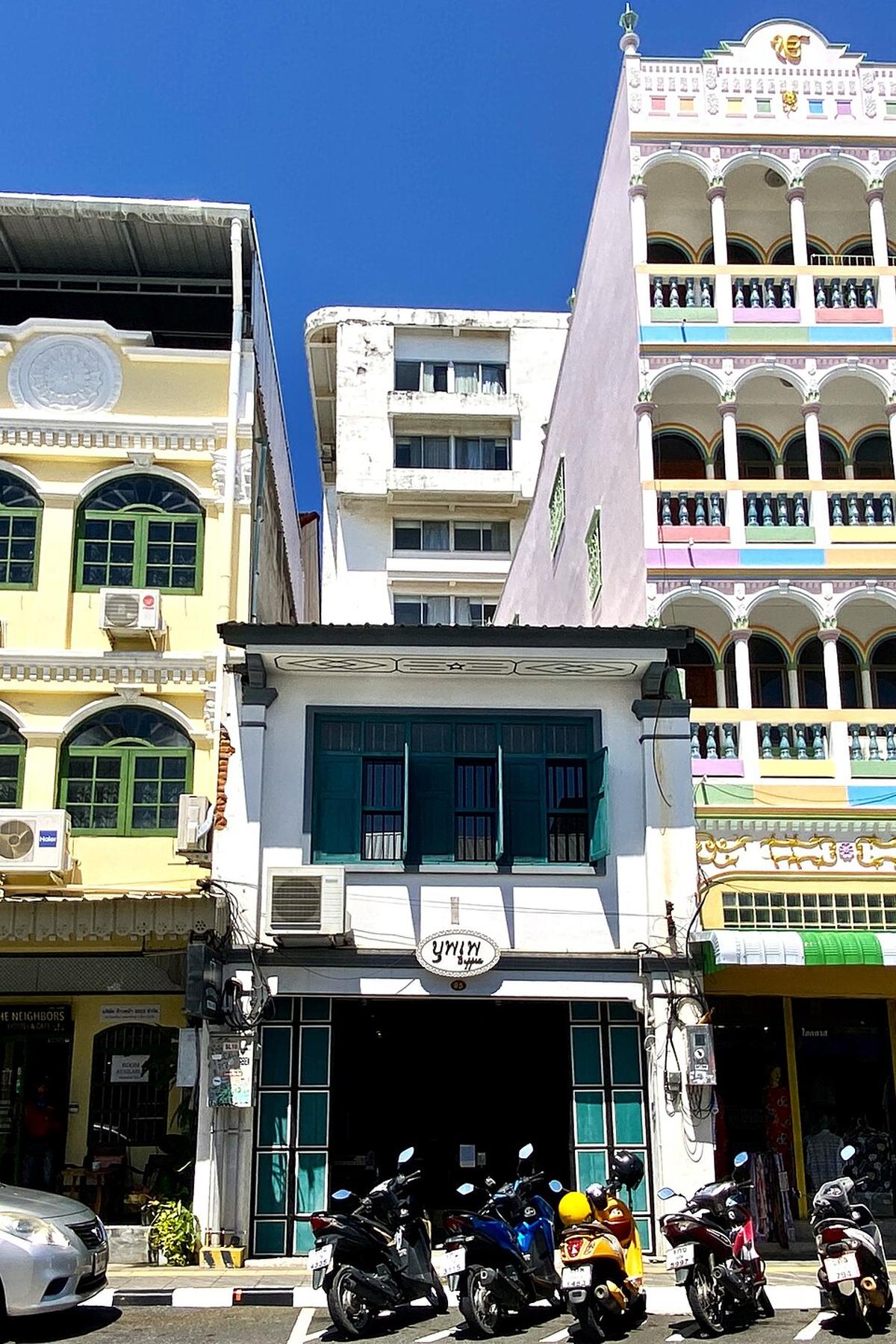 Phuket old town shophouses