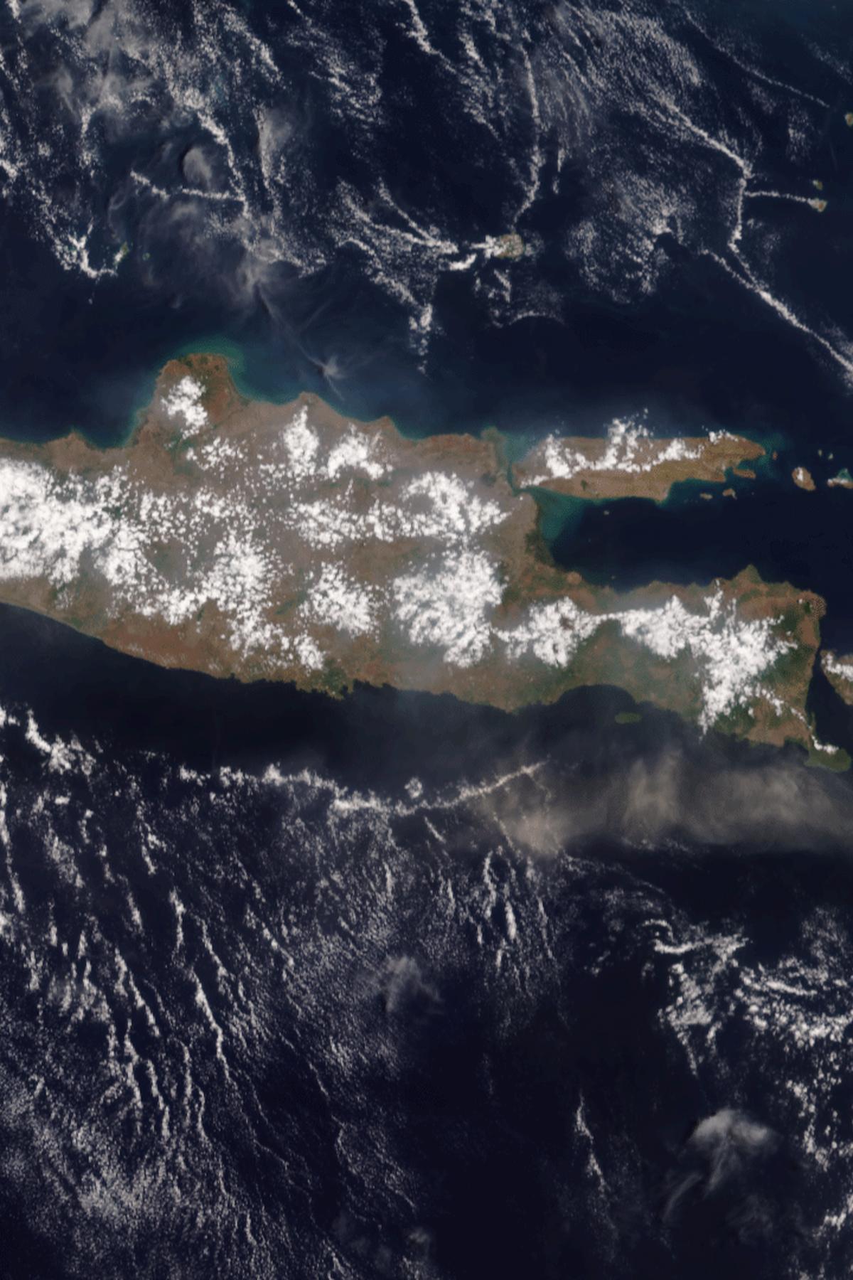 Lombok Indonesia coast Rinjani