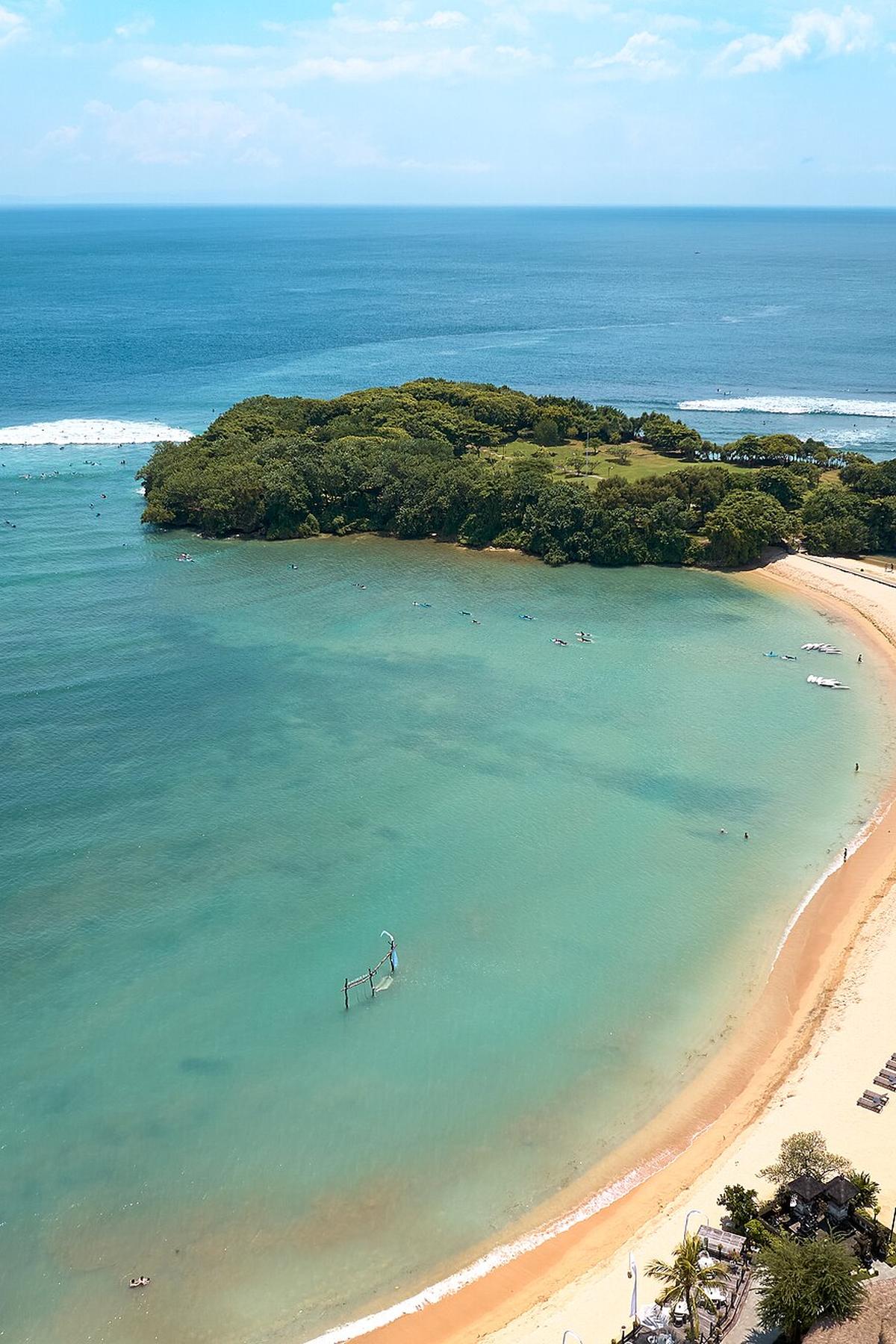 Bali coastline aerial