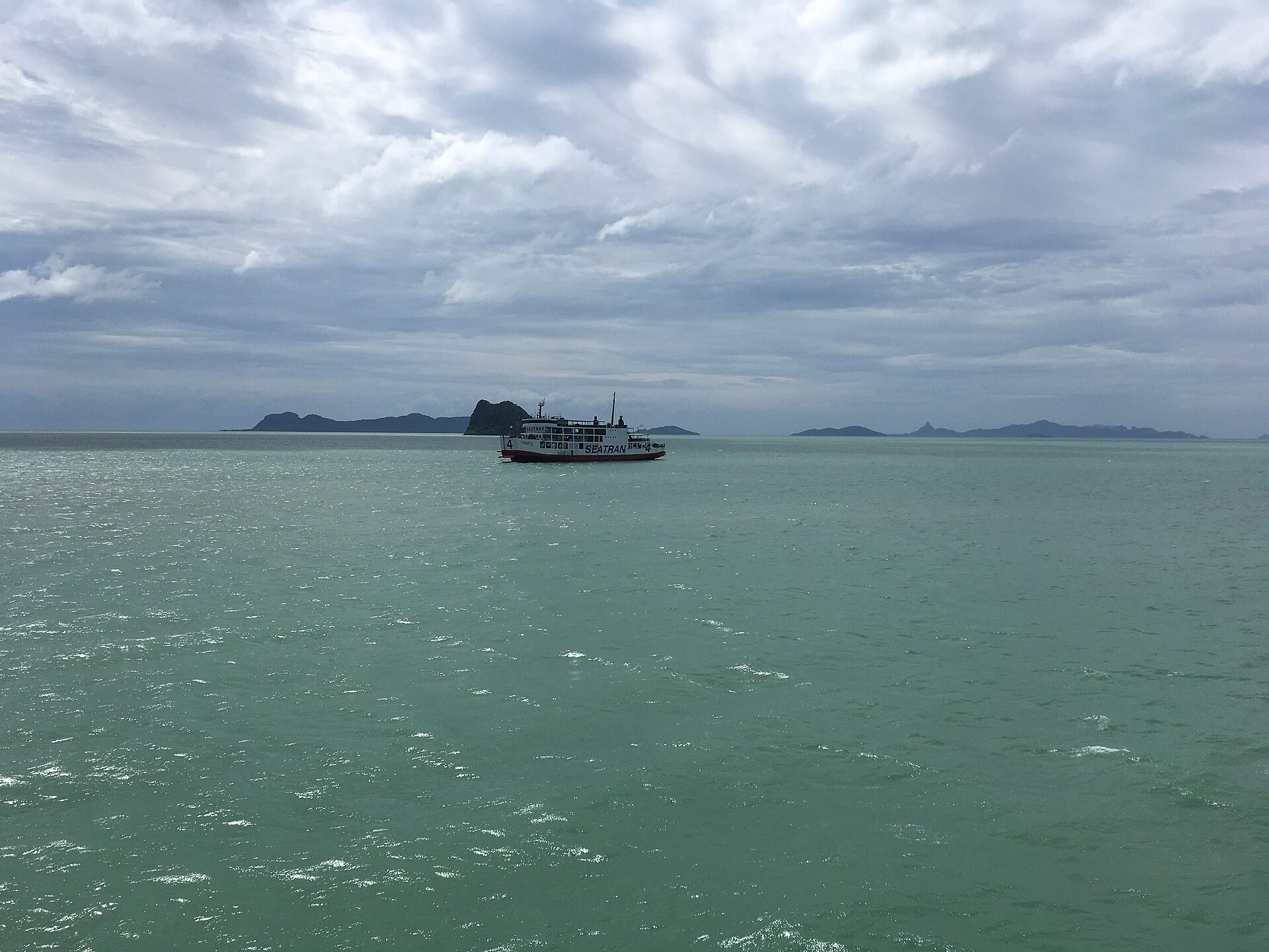 Thailand ferry pier island